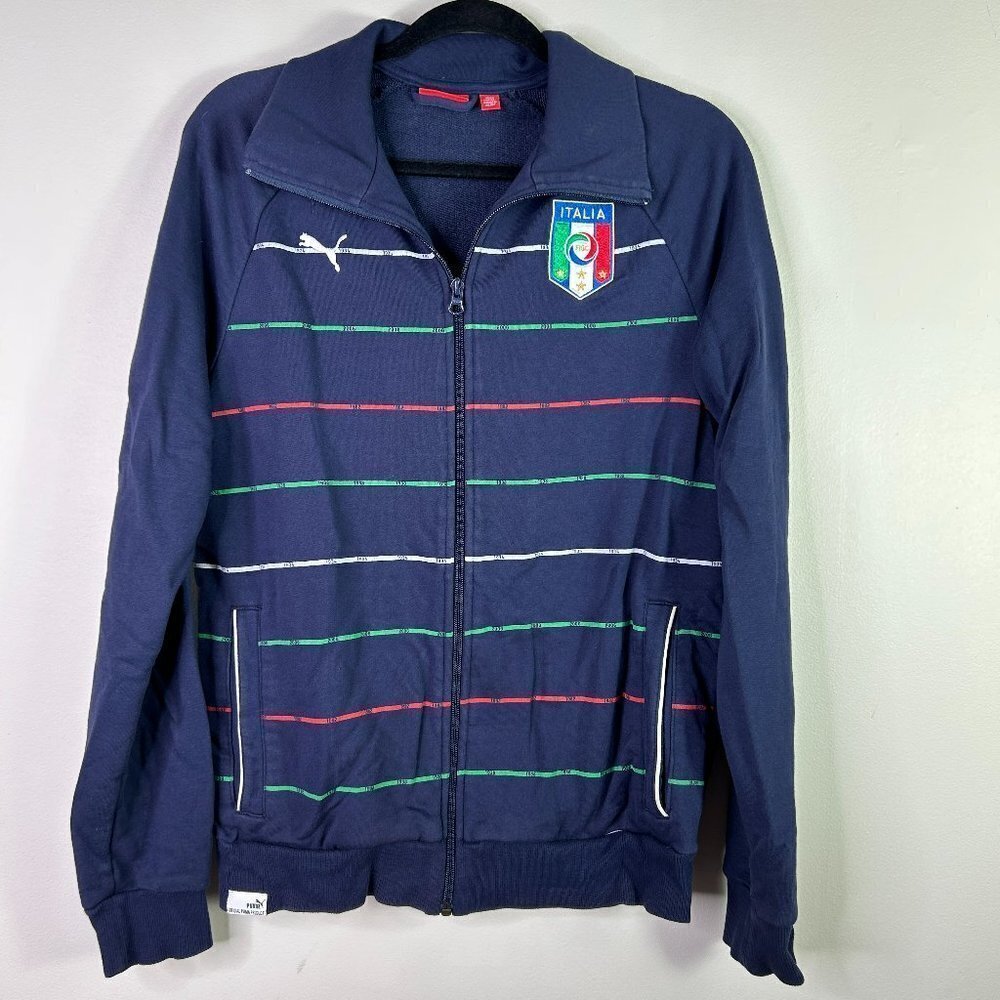Puma Men's Italia FIGC Zipper Jacket Size M